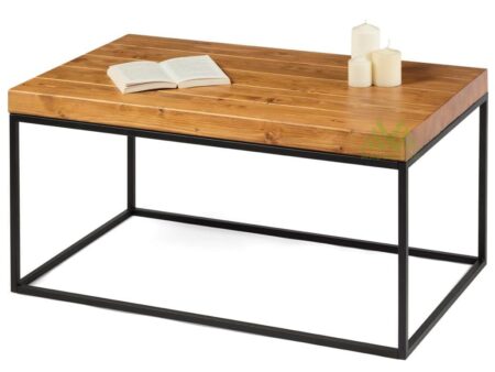 Mesa centro industrial NATHALIE 100x60cm
