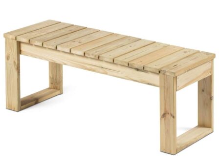 Banqueta de madera VIENA