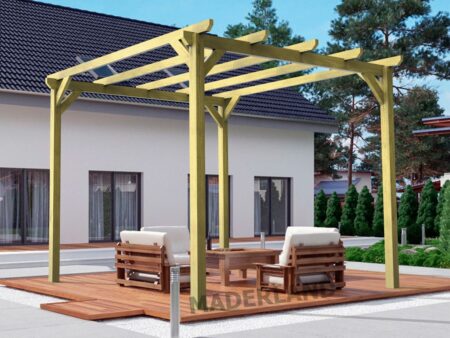 Pérgola madera MADRID
